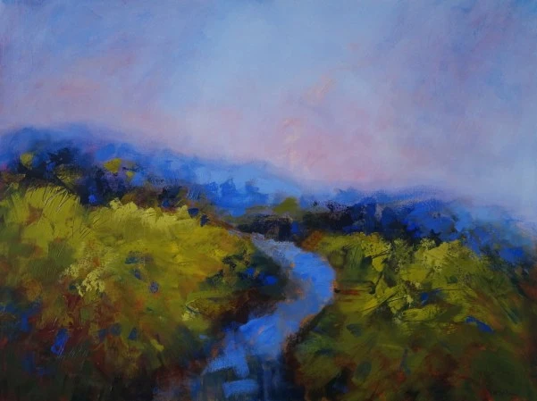 Blue River towards Lilac Sky